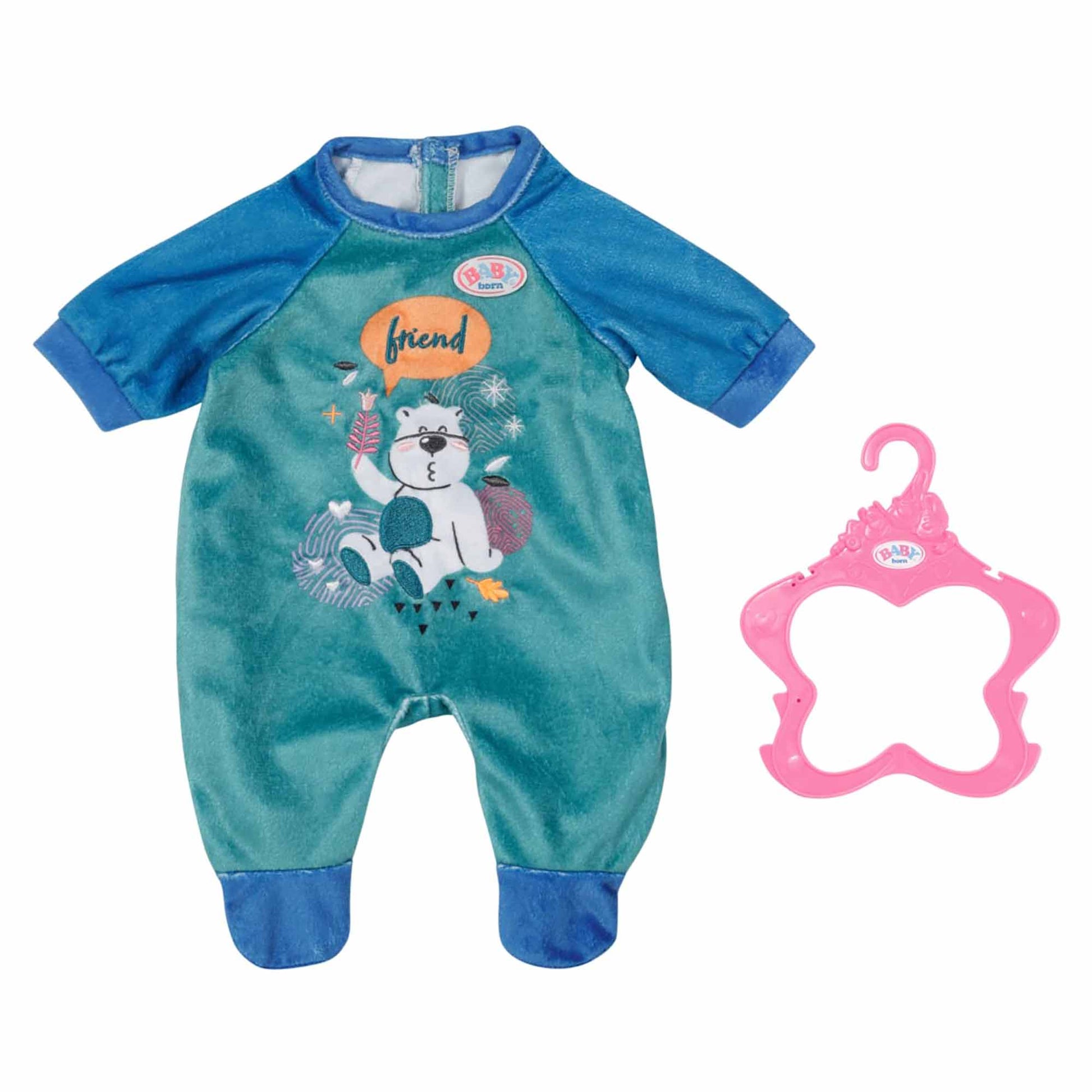 Baby Born Romper, Blue (43 cms)