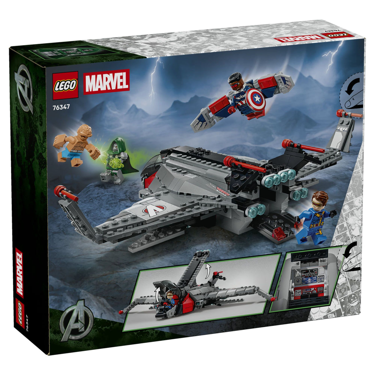 LEGO Super Heroes Marvel Avengers: Doomsday Quinjet 76347