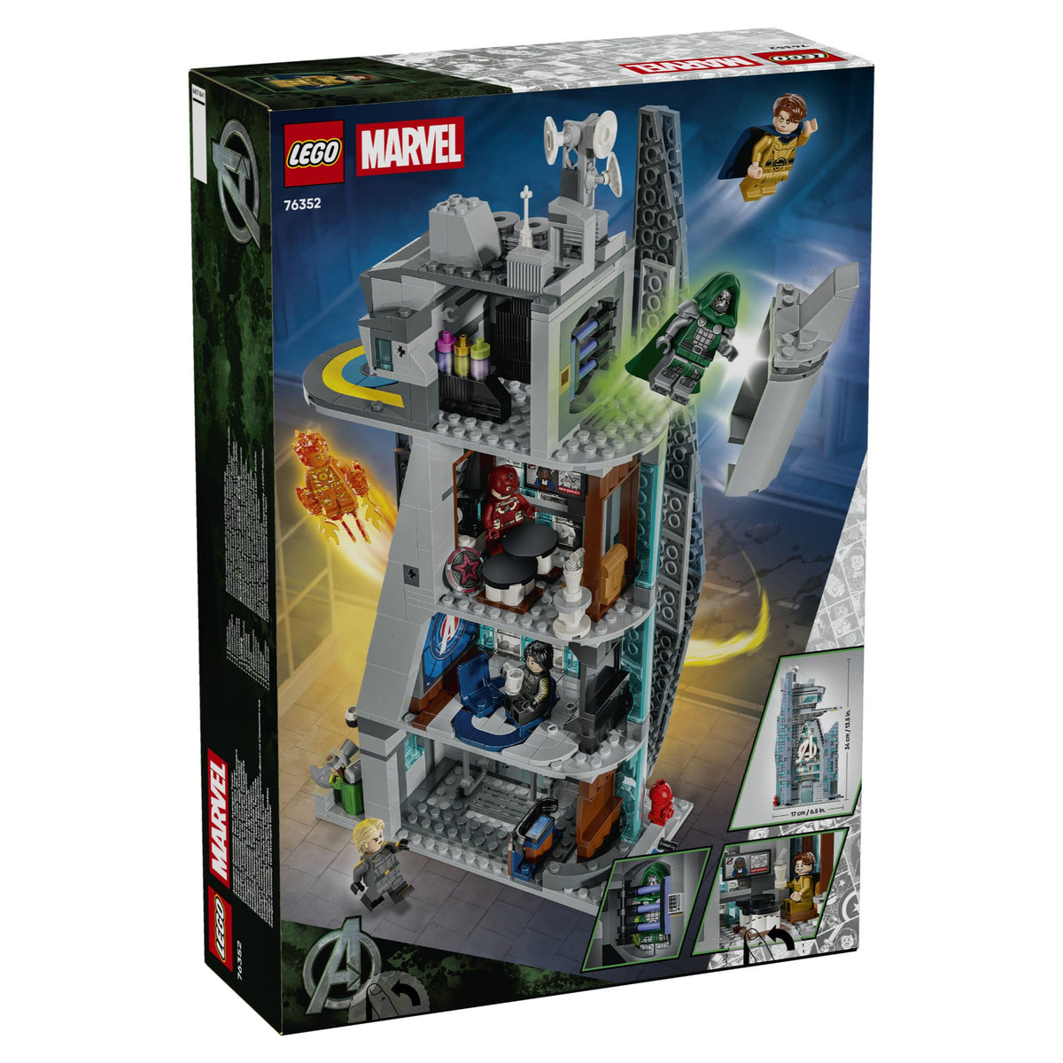 LEGO Super Heroes Marvel Avengers Doomsday New Avengers Tower 76352