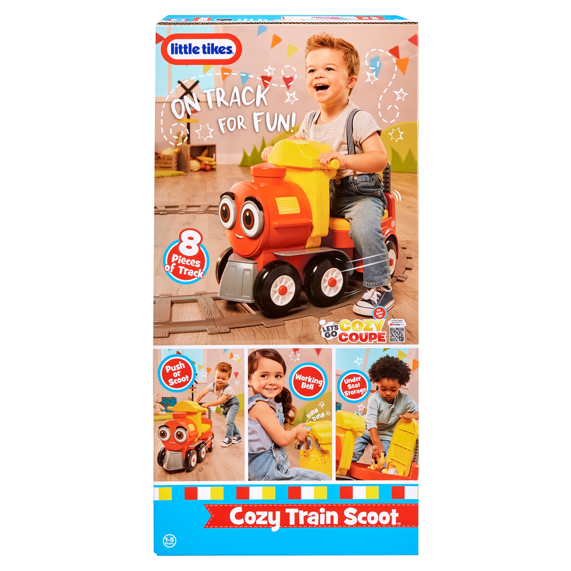 Little Tikes Cozy Train Scoot with Track