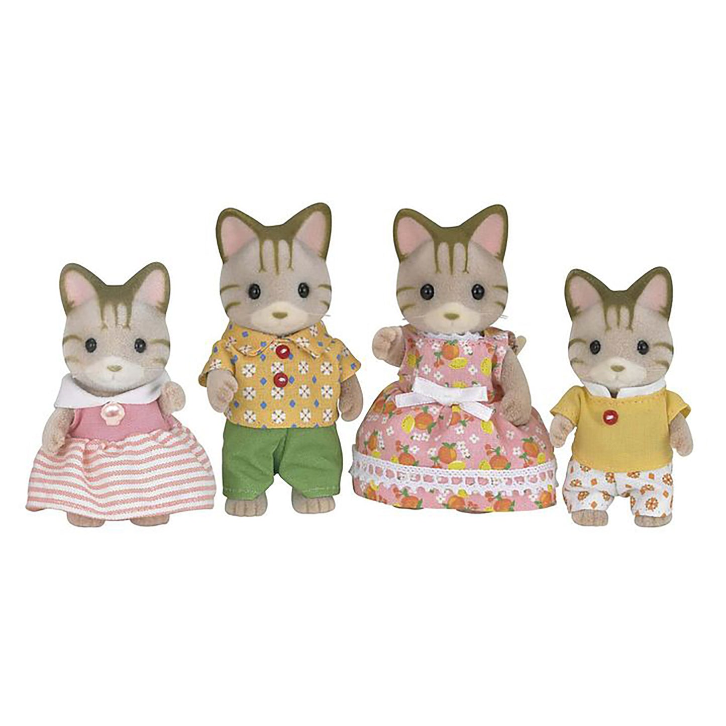Sylvanian Families Striped Cat Family