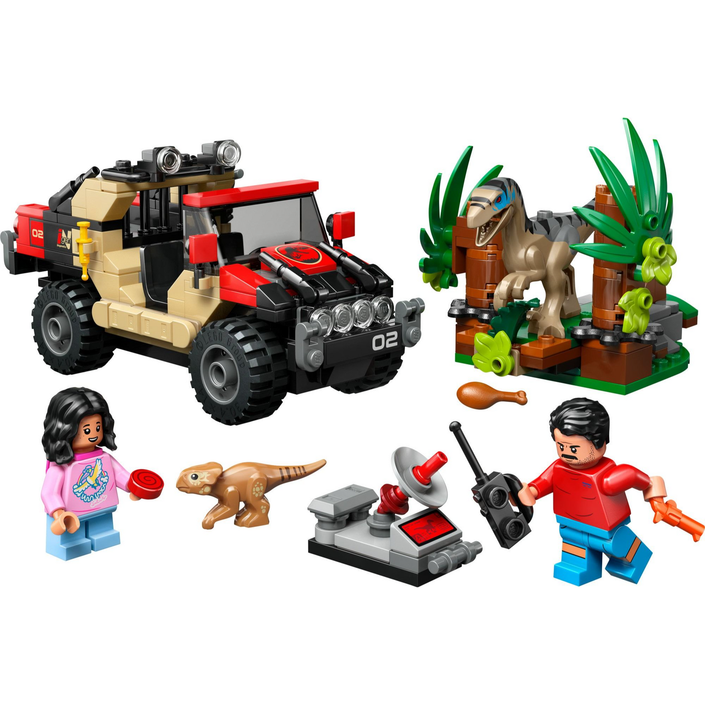 LEGO Jurassic World Raptor Off-Road Escape 76972