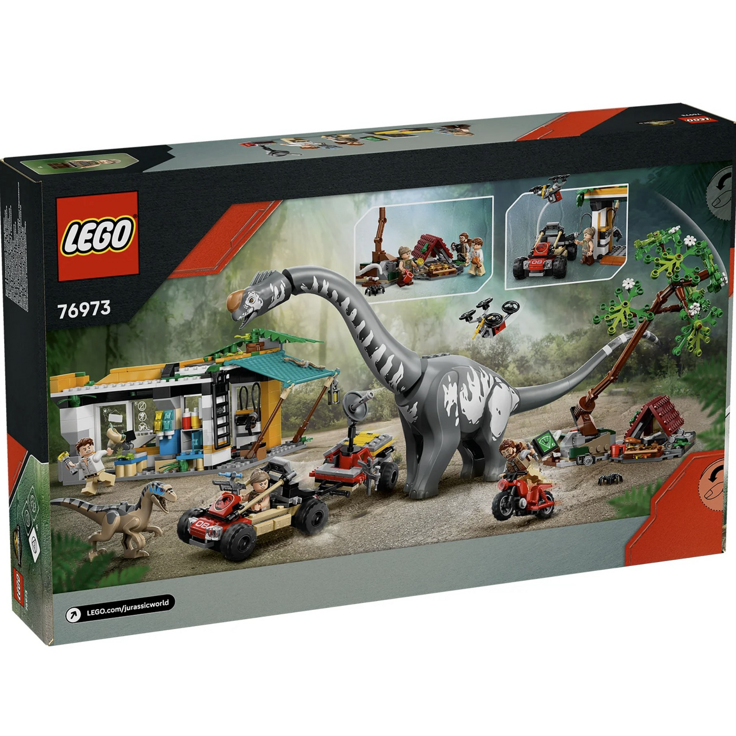 LEGO Jurassic World Rapter & Titanosaurus Tracking Mission 76973