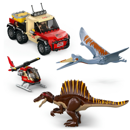 LEGO Jurassic World Spinosaurus & Quetzalcoatlus Air Mission set 76976