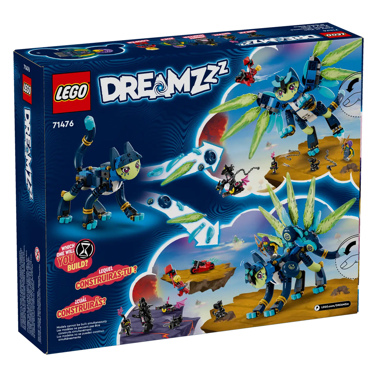LEGO Dreamz Zoey and Zian the Cat-Owl 71476, (437-pieces)
