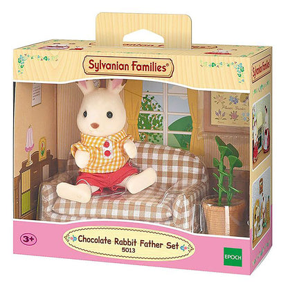 Sylvanian Families Chocolate Rabbit Father Set