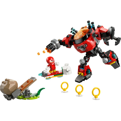 LEGO Sonic Knuckles vs. Dr. Eggman Egg Crusher Mech 77005