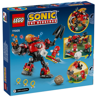LEGO Sonic Knuckles vs. Dr. Eggman Egg Crusher Mech 77005