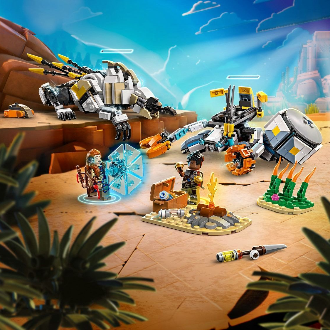 LEGO Horizon Adventures Aloy & Varl Vs. Shell-Walker & Sawtooth 77037