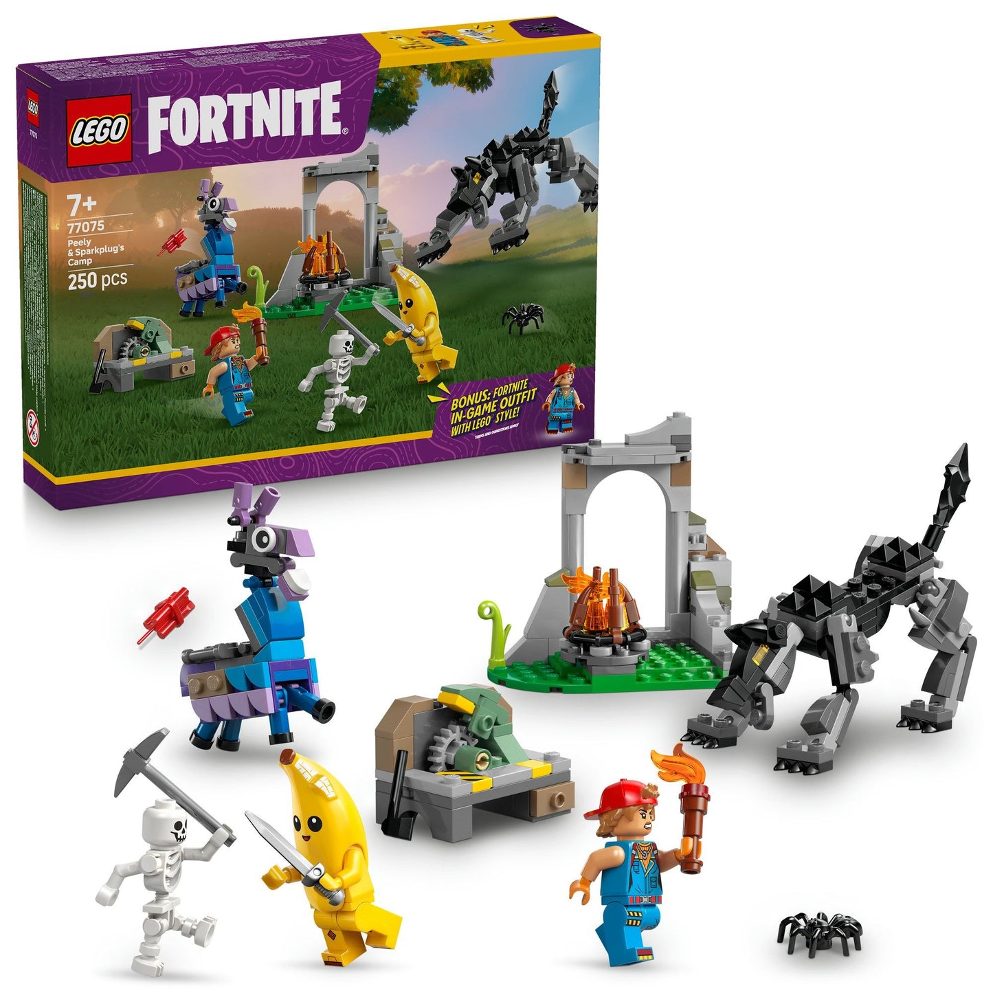 LEGO Fortnite Peely & Sparkplug's Camp 77075