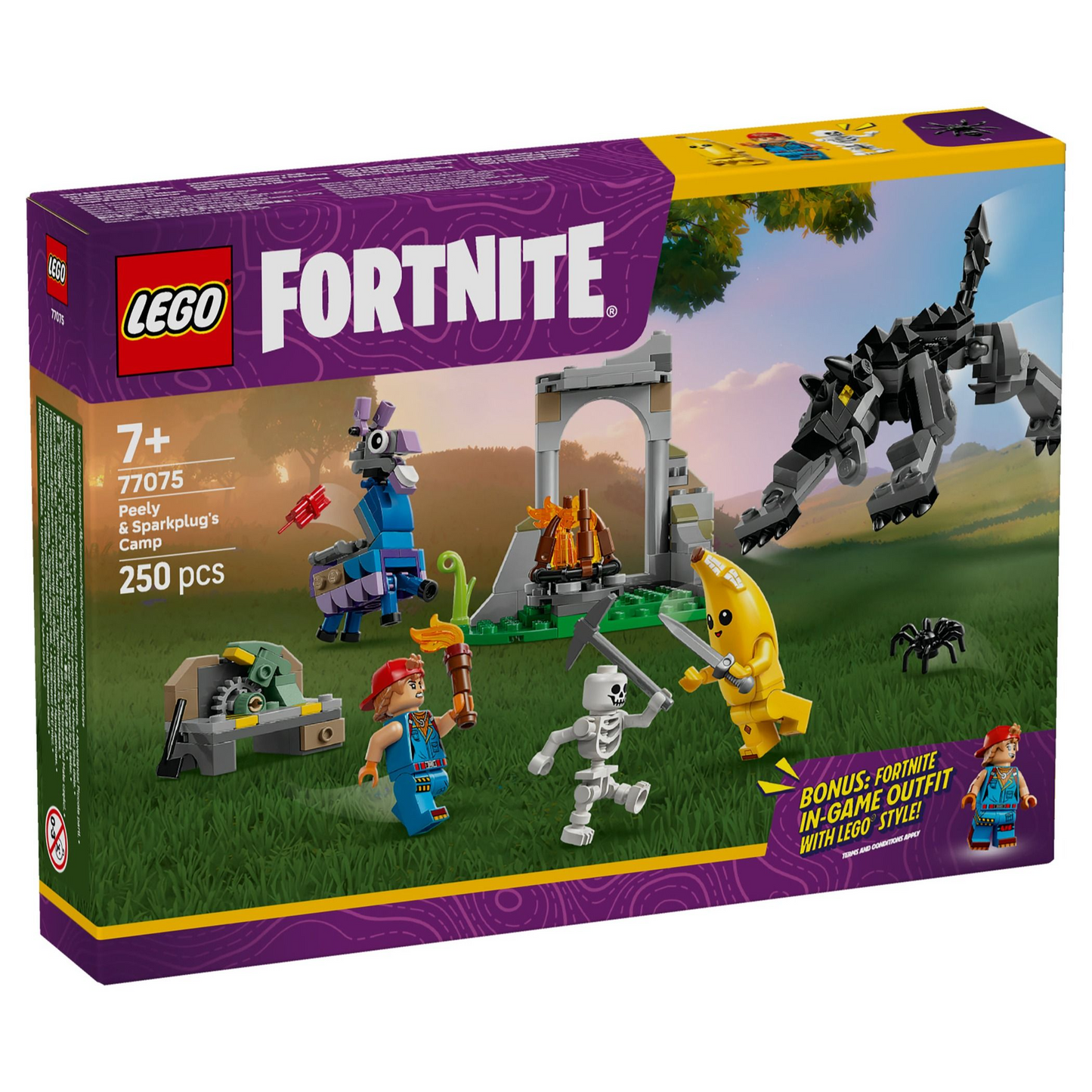 LEGO Fortnite Peely & Sparkplug's Camp 77075