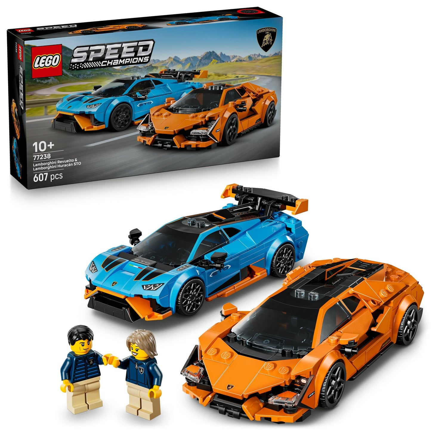 LEGO Speed Champions Lamborghini Revuelto & Huracán Vehicle 77238
