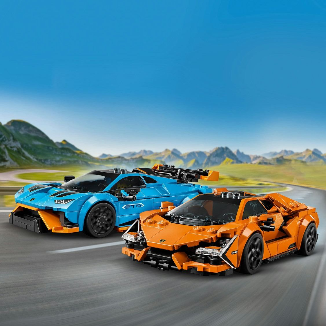 LEGO Speed Champions Lamborghini Revuelto & Huracán Vehicle 77238