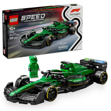 LEGO Speed Champions Aston Martin Aramco F1 AMR24 Race Car & Display Case Bundle