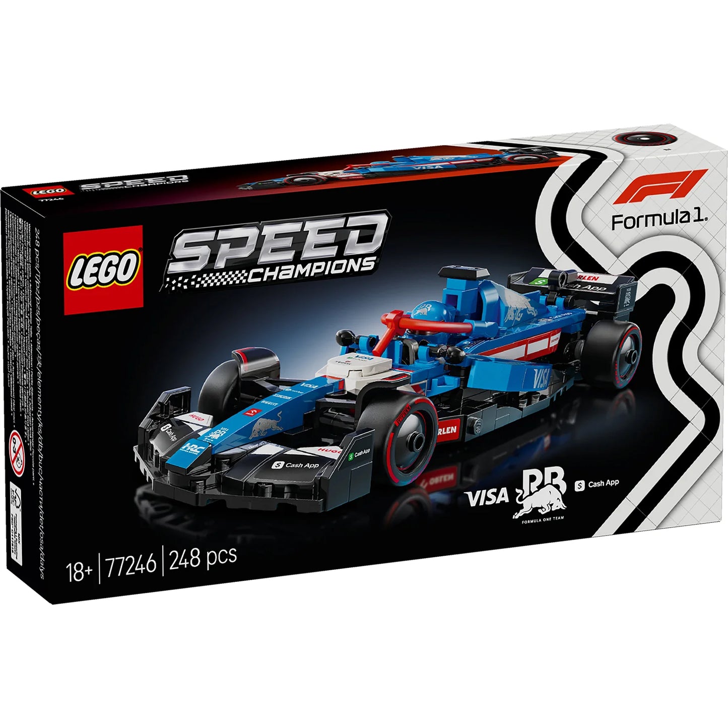 LEGO Speed Champions Visa Cash App RB VCARB 01 F1 Race Car
