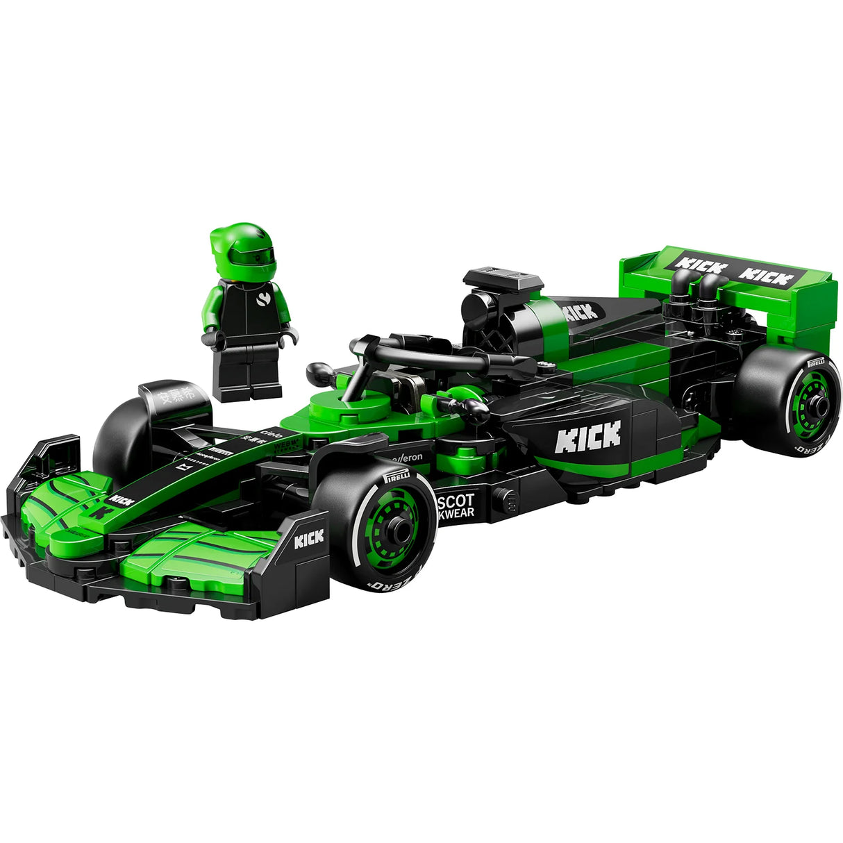 LEGO Speed Champions KICK Sauber F1 Team C44 Race Car