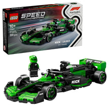 LEGO Speed Champions KICK Sauber F1 Team C44 Race Car & Display Case Bundle