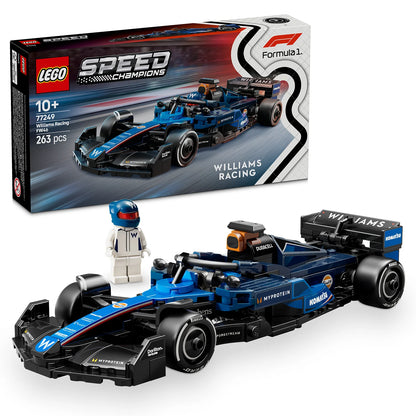 LEGO Speed Champions Williams Racing FW46 F1 Race Car & Display Case Bundle