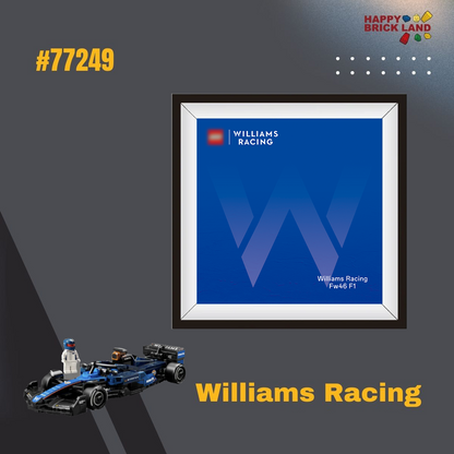 LEGO Speed Champions Williams Racing FW46 F1 Race Car & Display Case Bundle