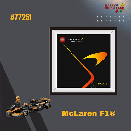 LEGO Speed Champions McLaren F1 Team MCL38 Race Car & Display Case Bundle