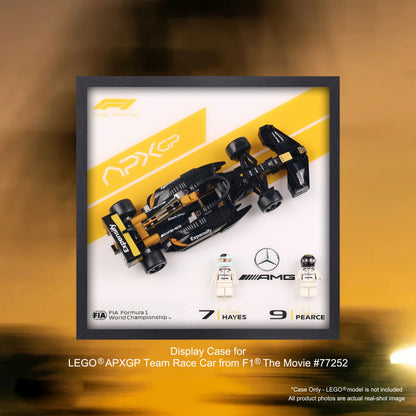 Display Case For LEGO® 77252 APXGP Team Race Car - Style B