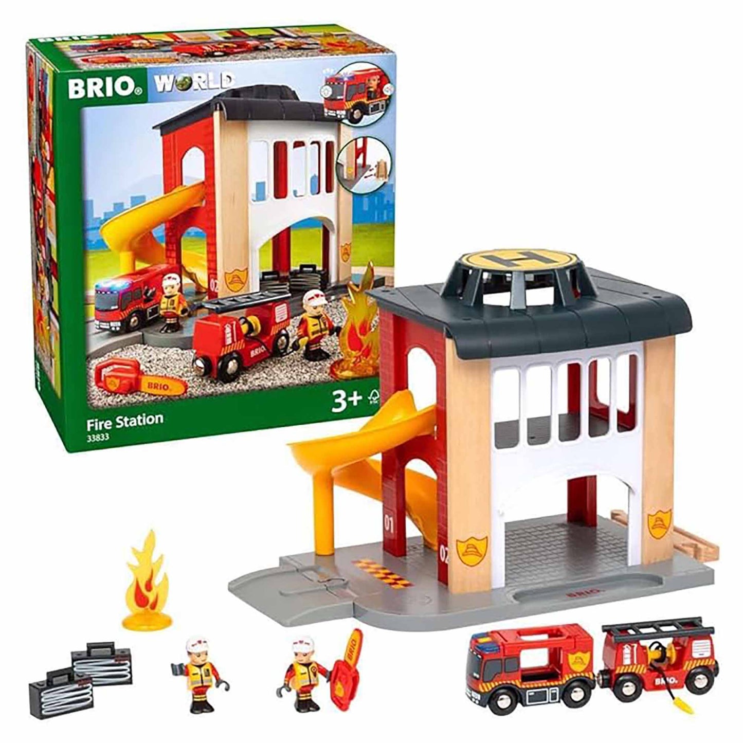 BRIO 33833 Fire Station Set