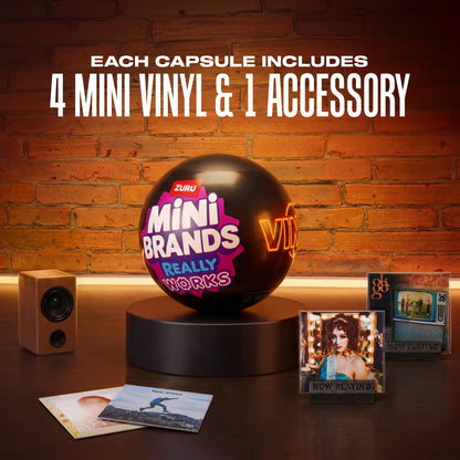 Mini Brands Really Works Vinyl Series 1 Capsule Assortment 