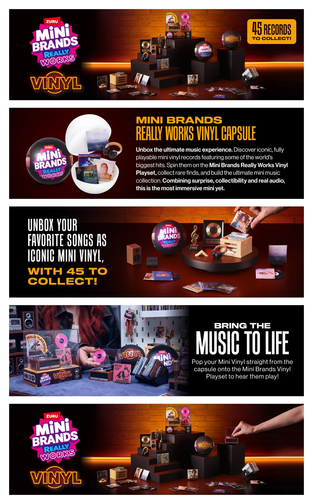 Mini Brands Really Works Vinyl Series 1 Capsule Assortment – Toys
