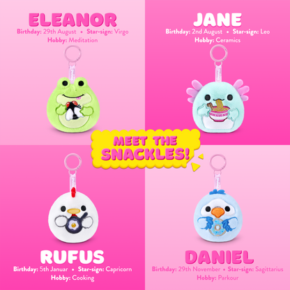 ZURU Snackles Keychains Capsule Series 1 assorted