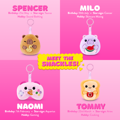 ZURU Snackles Keychains Capsule Series 1 assorted