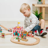 Bigjigs Rail Fun Fair Train Set