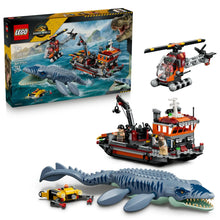 LEGO Jurassic World Mosasaurus Dinosaur Boat Attack 77983