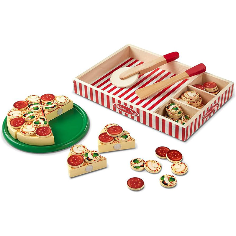 Melissa & Doug Wooden Pizza Party Play Set