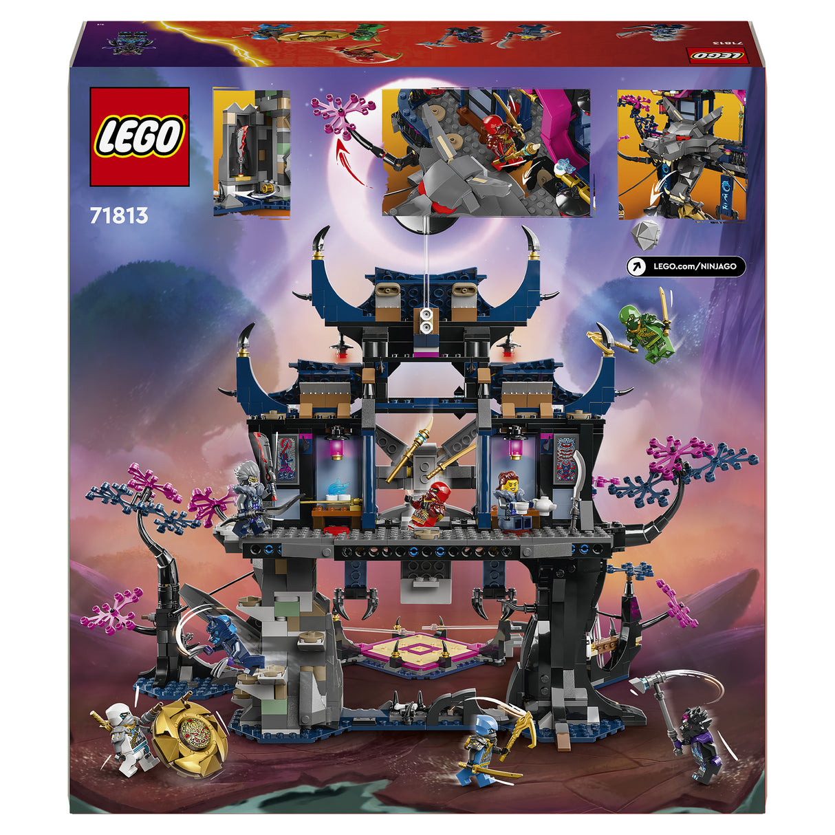 LEGO Ninjago Wolf Mask Shadow Dojo 71813, (1190-Pieces)