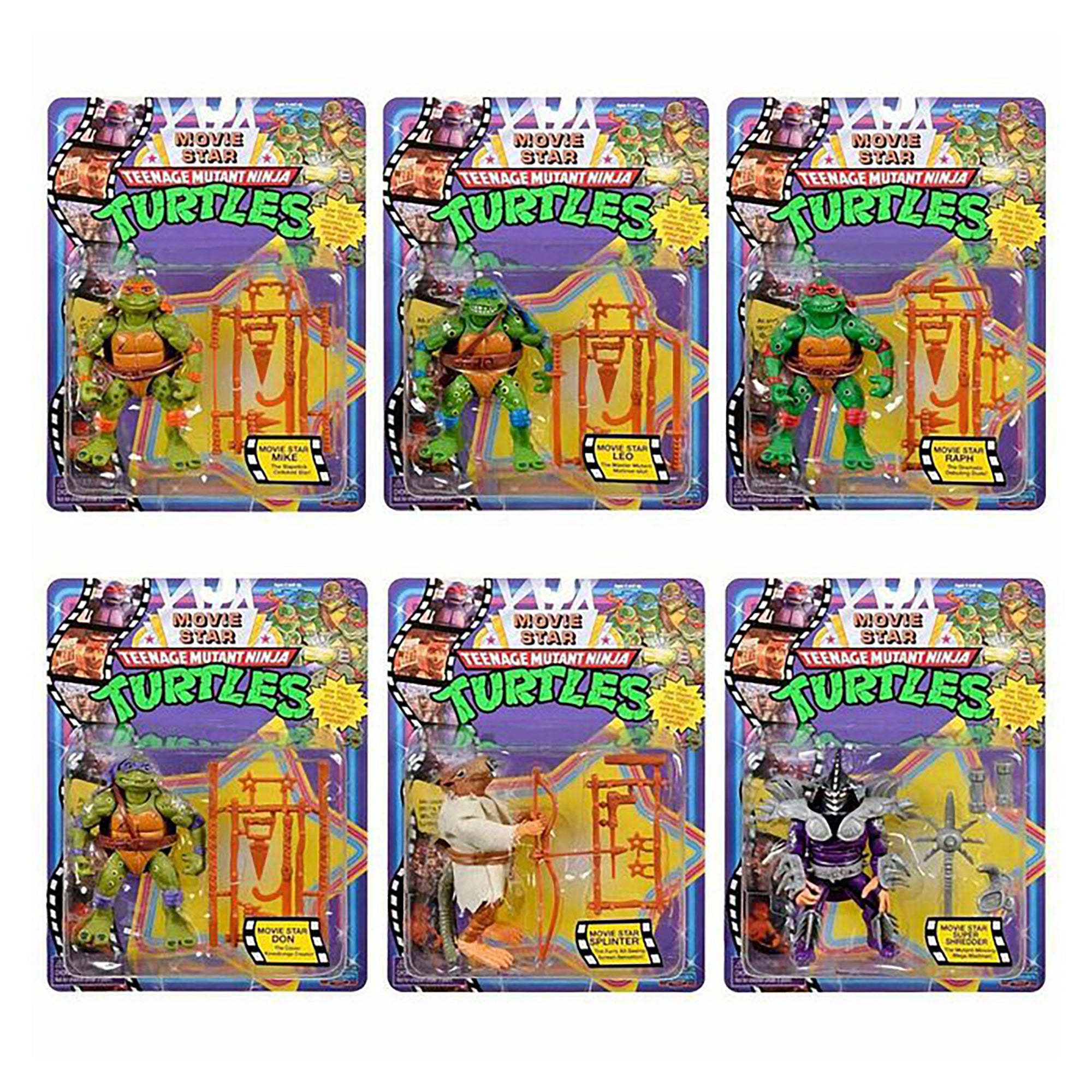 Tmnt movie best sale star action figures