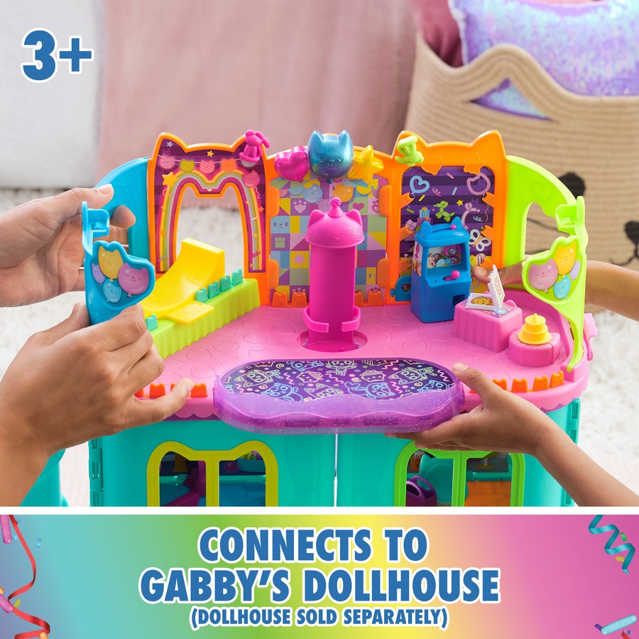 Gabby's Dollhouse Rooftop Roller Party Playset