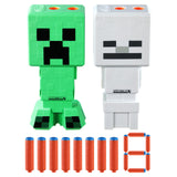 Nerf Minecraft Creeper & Skeleton Mob Pack