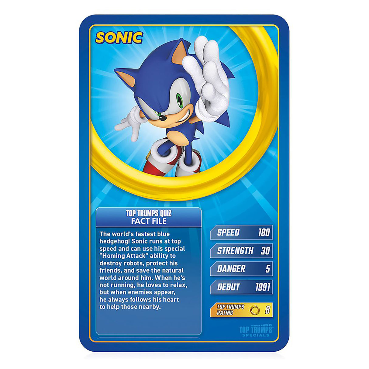 Top Trumps Sonic the Hedgehog Card Game