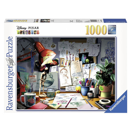 Ravensburger Disney Pixar The Artist Desk Jigsaw Puzzle (1000 pieces)