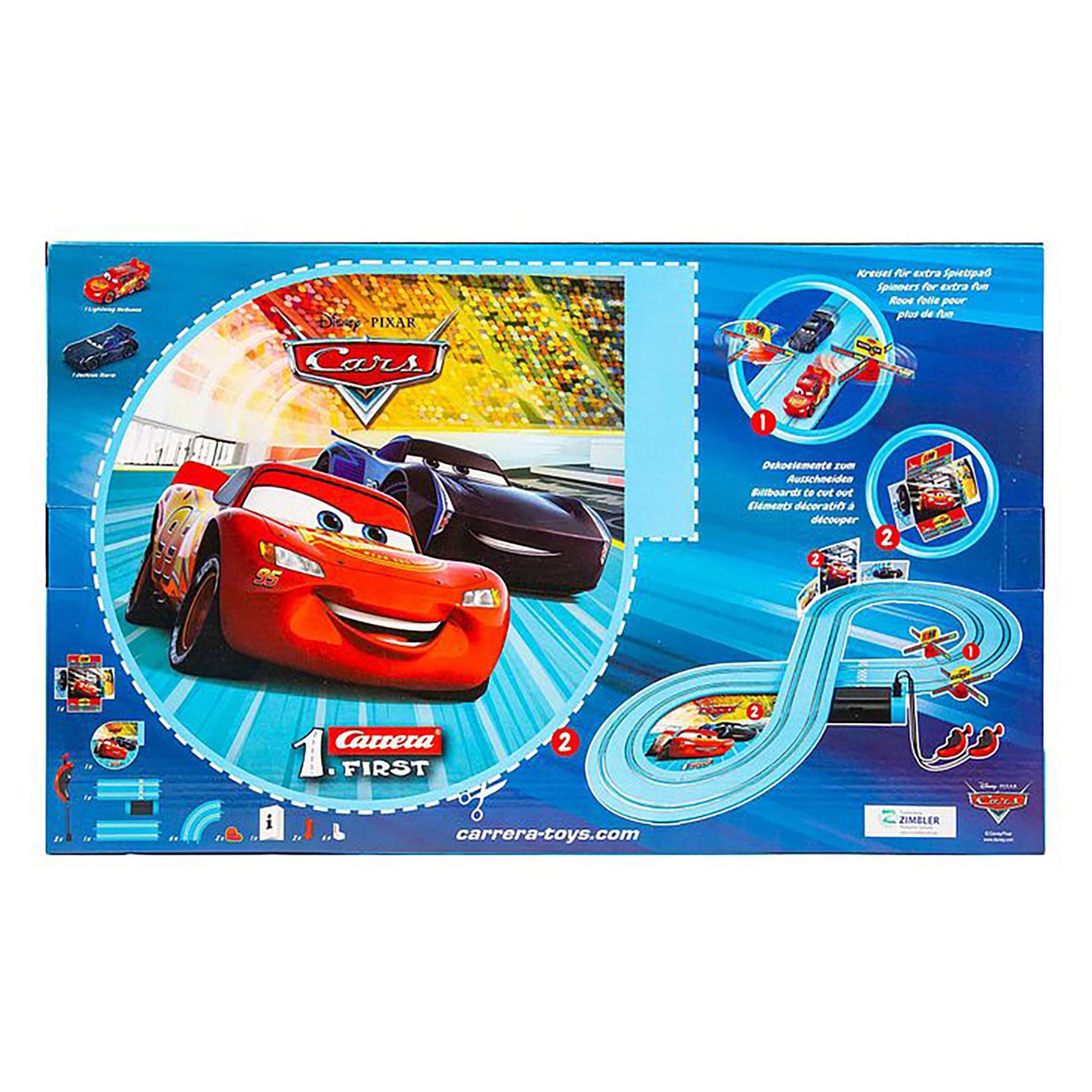 Carrera First 63038 Disney Pixar Cars 3 Power Duel Battery Operated Slot Car Set