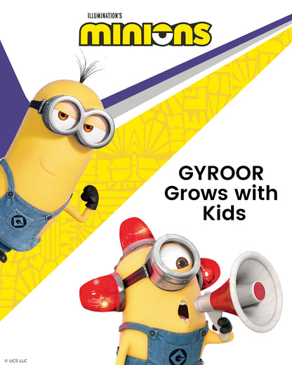 GYROOR Minions KS2 Electric Kids Scooter (Yellow)
