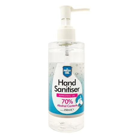Fresh Gel 70% Alcohol Content Refreshing Hand Sanitiser Gel (250 ml)