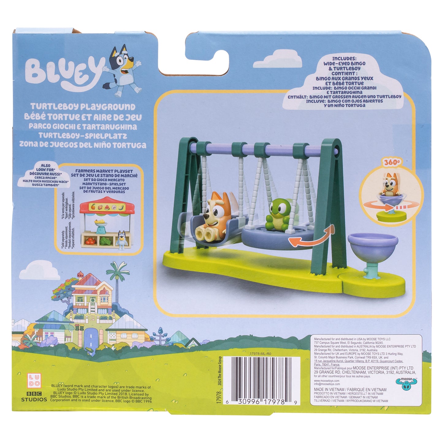 Bluey S12 Mini Turtleboy Playground Playset
