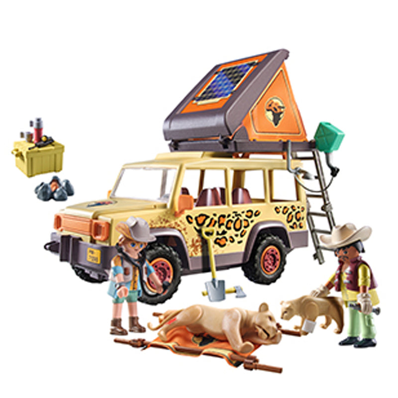 Playmobil Wiltopia Cross-Country Vehicle with Lions