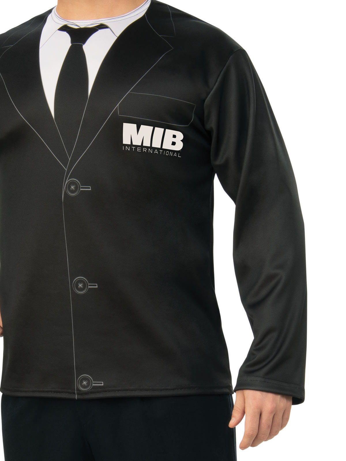 Rubies Mib:4 Agent H Male Adult Costume Top (Size Standard)