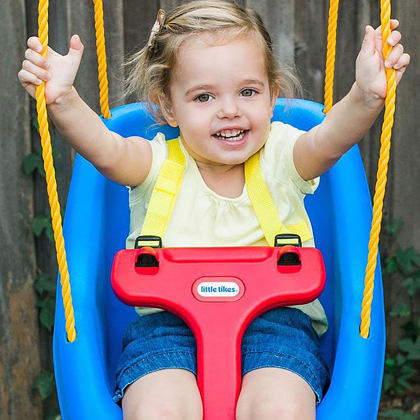 Little Tikes 2-in-1 Snug 'N Secure Swing, Blue