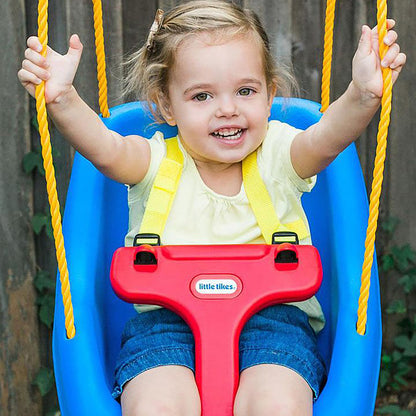 Little Tikes 2-in-1 Snug 'N Secure Swing, Blue