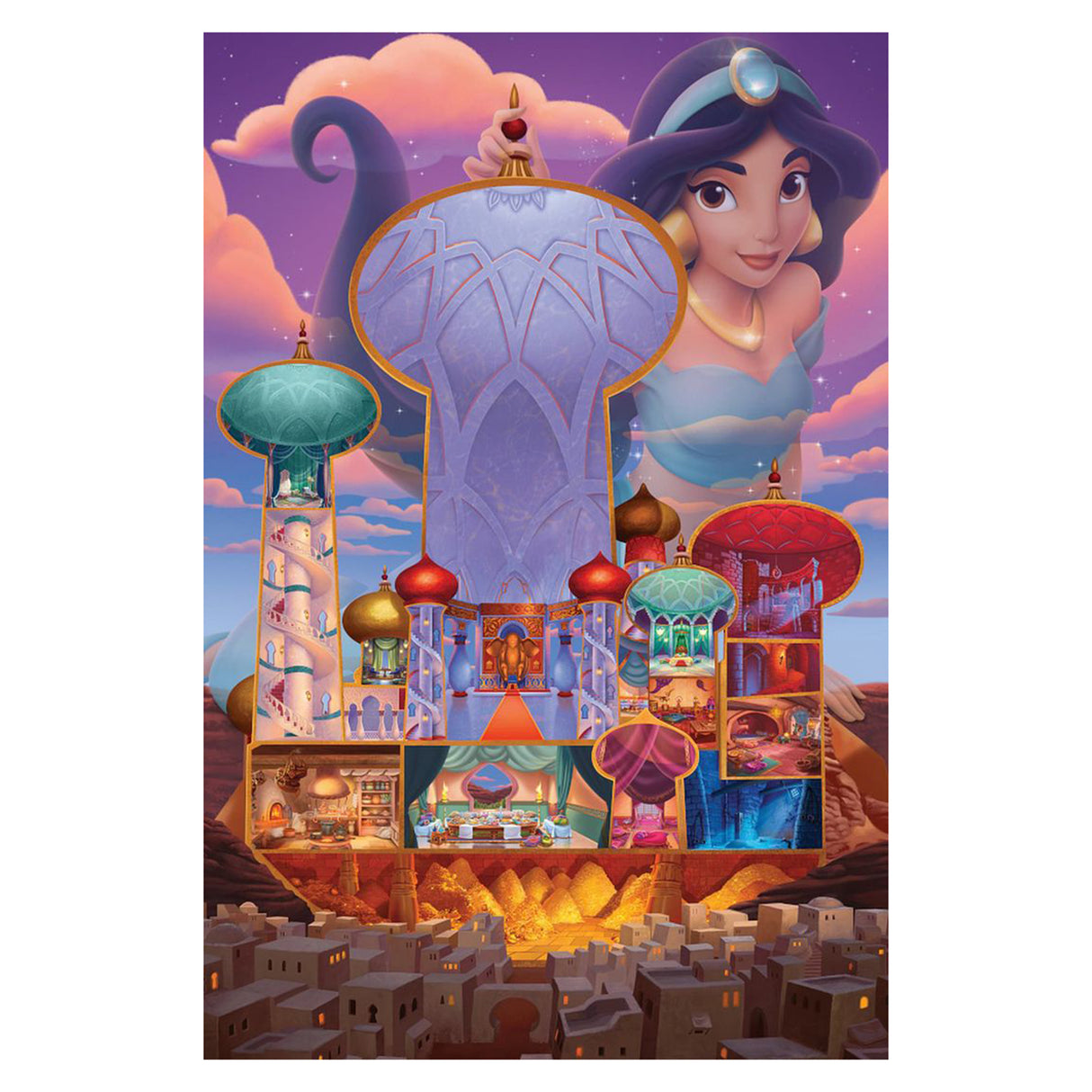 Ravensburger Disney Castles: Jasmin Puzzle (1000 pieces)