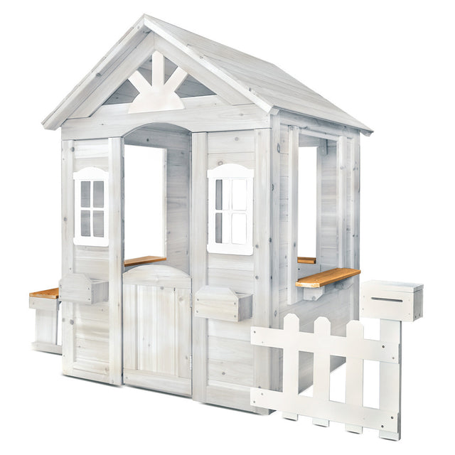 Lifespan Kids Teddy Cubby House in White (V2) with Floor