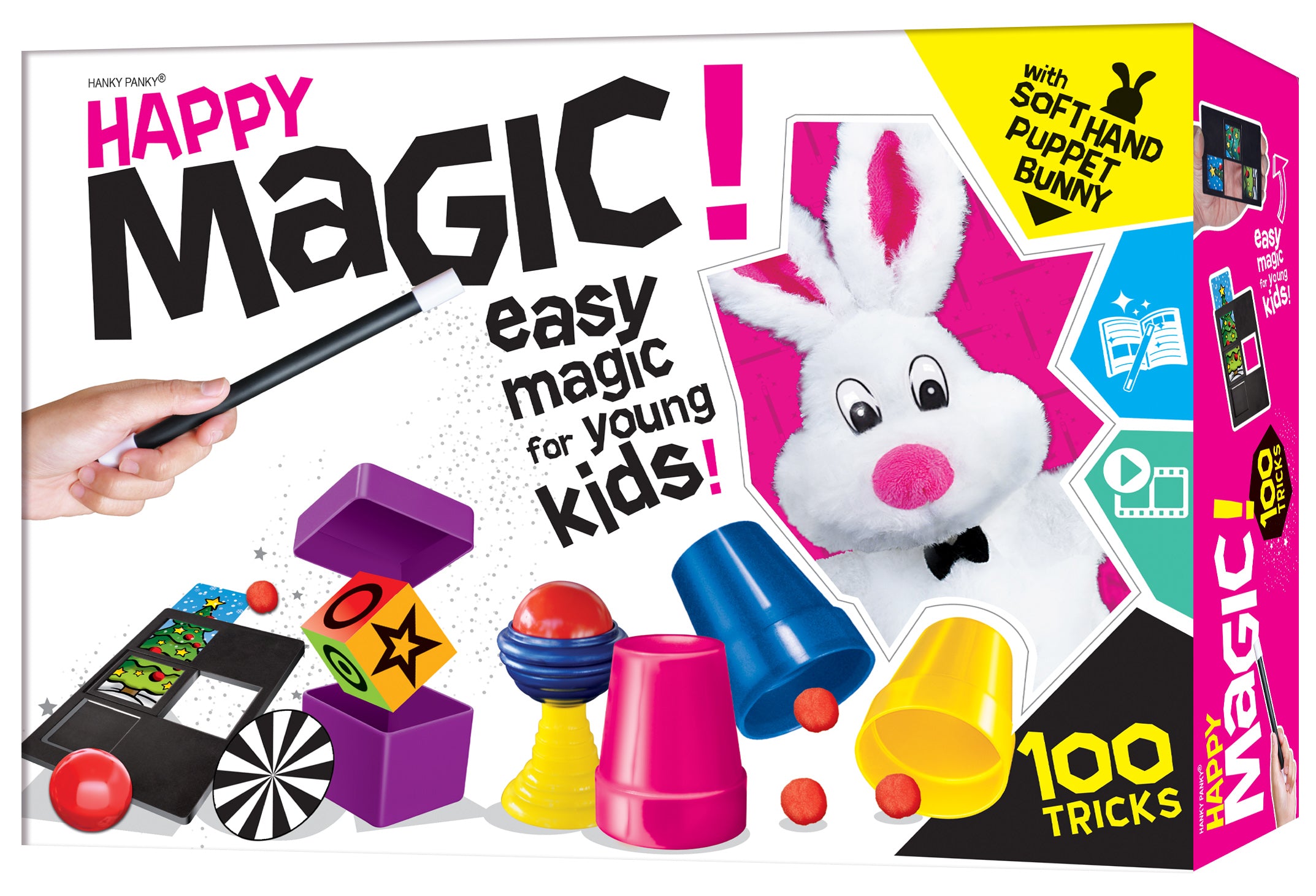 Happy Magic 100 Tricks Magician Show – Toys
